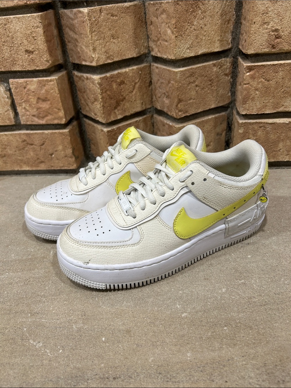 Nike Air Force 1 Shadow SE Pale Ivory Light Zitron DJ5197-100 Women’s size 7.5